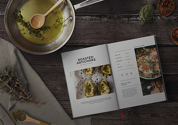 Delicious Recipe Book Mockups