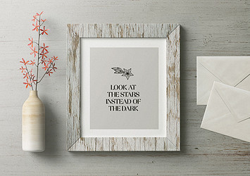 Wooden Art Frame Mockups