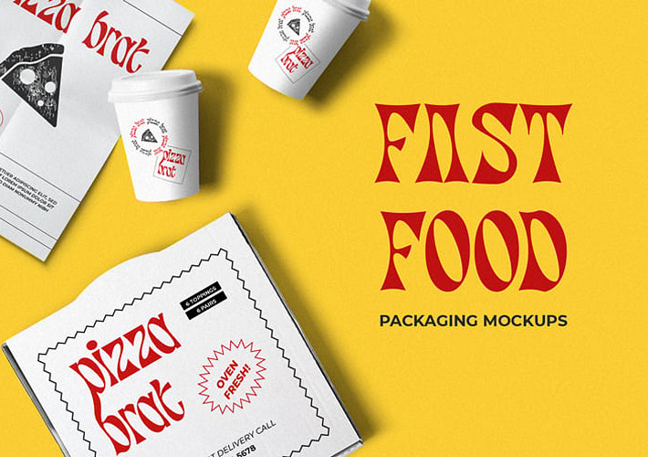 Fast Food Packaging Mockups