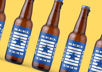 Beer Label Mockup Set