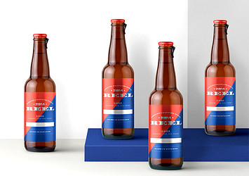 Beer Label Mockup Set