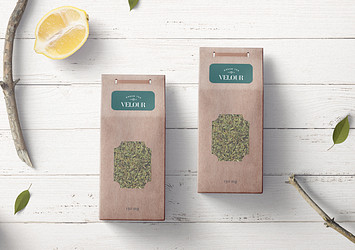 Organic Tea Packaging Mockups