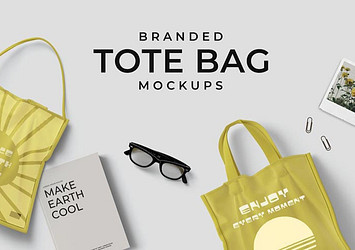 Branded Tote Bag Mockups