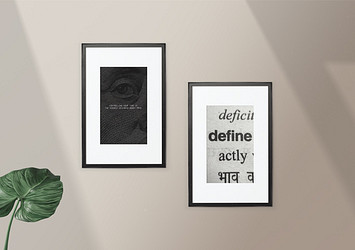 Modern Wall Frame Mockups