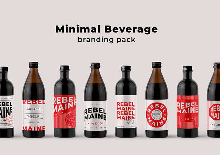 Minimal Beverage Branding Pack