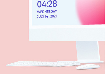 iMac 24-Inch Clay Mockups