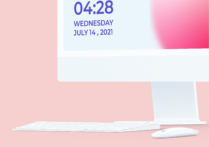 iMac 24-Inch Clay Mockups