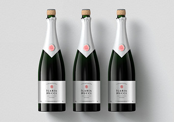 Minimal Champagne Bottle Mockups
