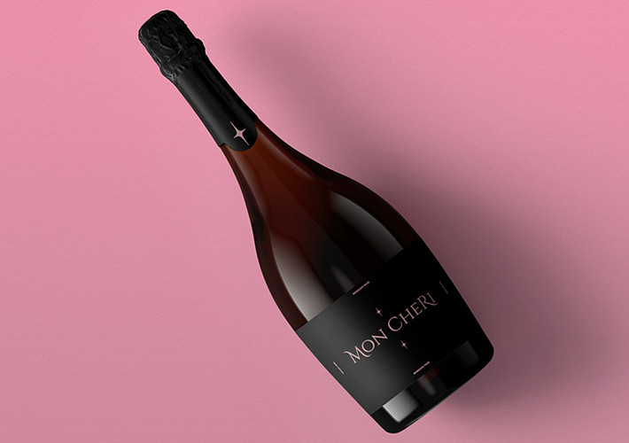 Elegant Champagne Bottles Pack