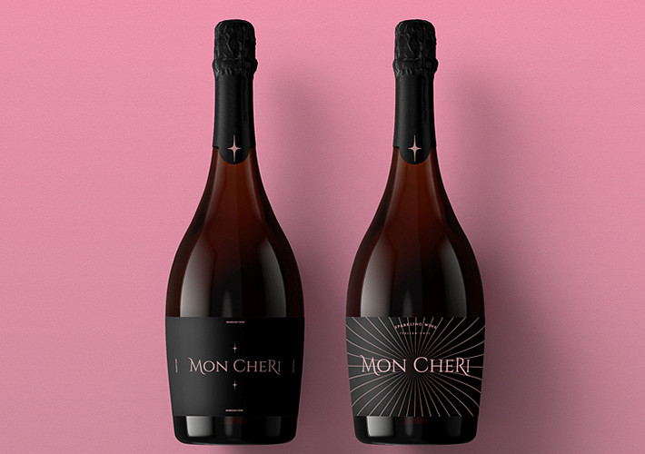 Elegant Champagne Bottles Pack