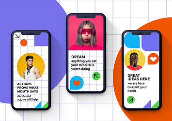 Multicolor iPhone Clay Mockups