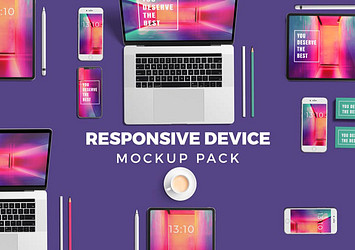 Responsive Device Mockup Pack