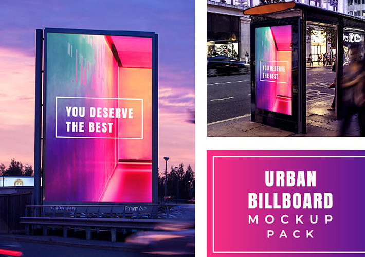 Urban Billboard Mockup Pack
