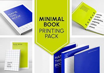 Minimal Book Printing Pack