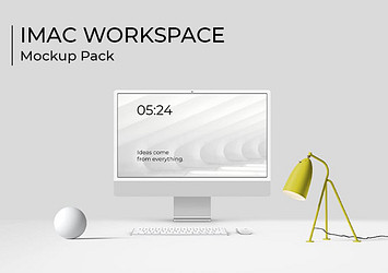 Elegant iMac Mockup Pack