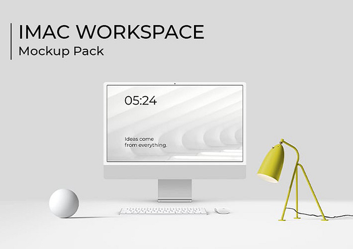 Elegant iMac Mockup Pack