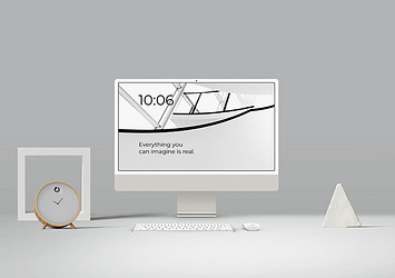Elegant iMac Mockup Pack