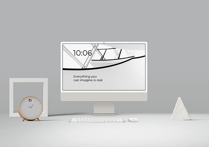 Elegant iMac Mockup Pack
