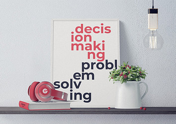 Modern Desk Frame Mockups