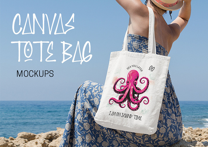 Canvas Tote Bag Mockups