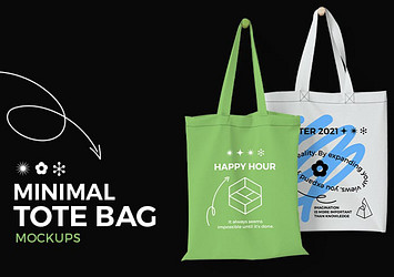 Minimal Tote Bag Mockups
