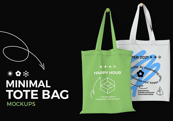 Minimal Tote Bag Mockups