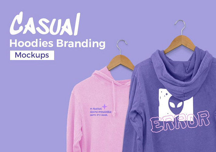 Casual Hoodies Branding Mockups