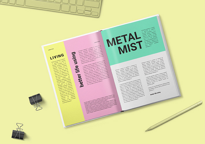 Unicolor Book Printing Design Pack