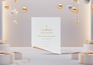 Christmas Supplies Mockup Pack