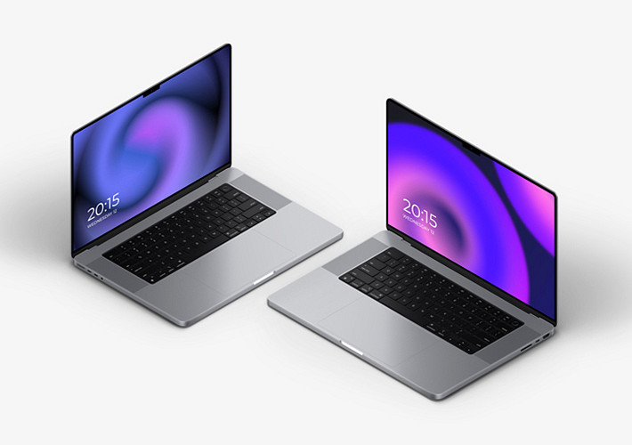 Realistic MacBook Pro 16 Mockup Kit
