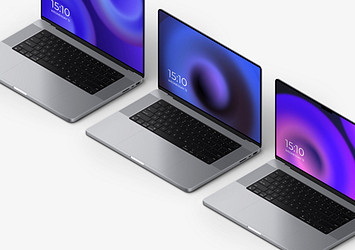 Realistic MacBook Pro 16 Mockup Kit