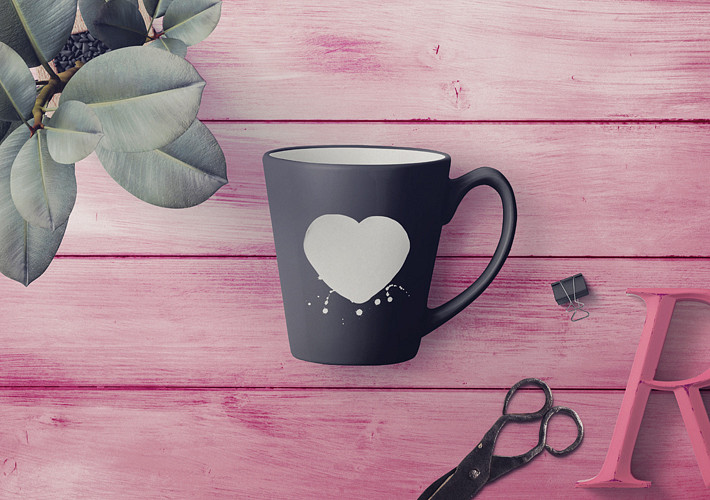 Pink Desk Mockup Pack