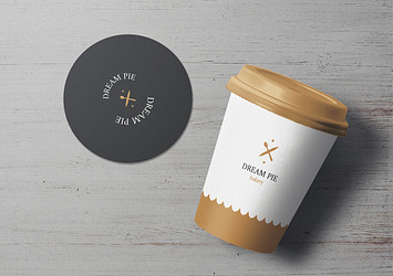 Bakery Coasters Mockup Set