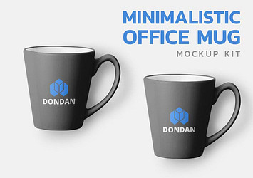 Minimalistic Office Mug Mockup Kit