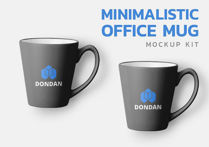 Minimalistic Office Mug Mockup Kit