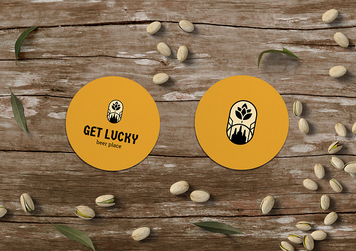 Bar Coasters Mockup Set