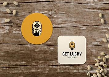 Bar Coasters Mockup Set