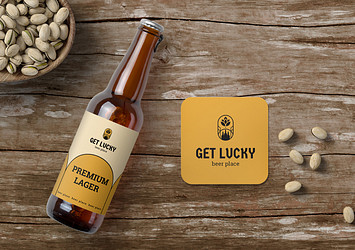 Bar Coasters Mockup Set