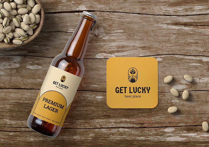 Bar Coasters Mockup Set