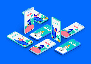 iPhone 13 Clay Mockup Pack