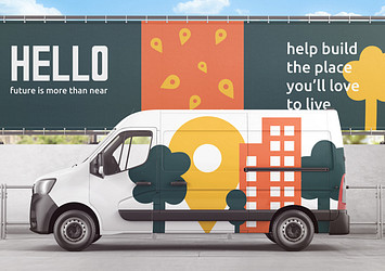 Delivery Truck Branding Mockups