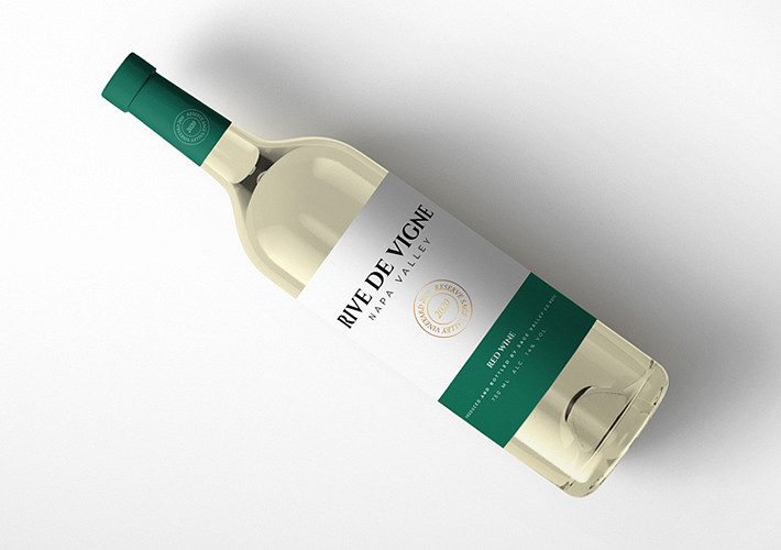 Elegant Wine Bottle Mockups
