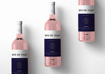 Elegant Wine Bottle Mockups