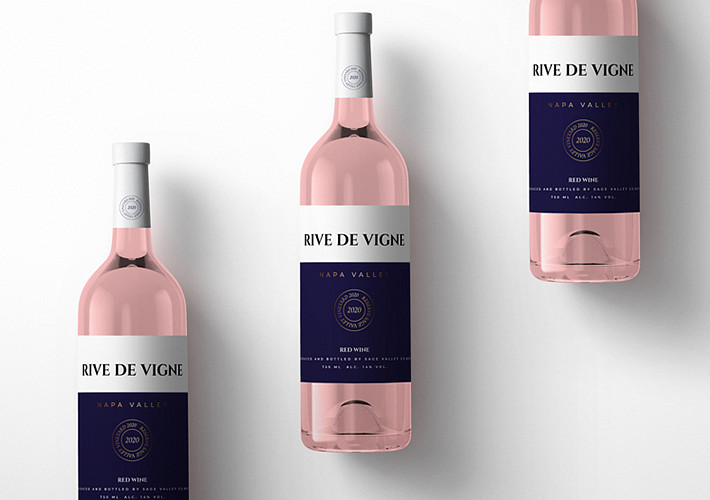 Elegant Wine Bottle Mockups