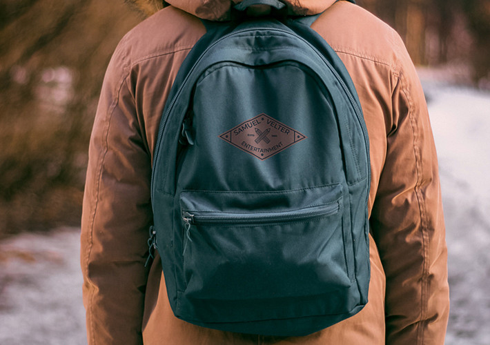 Backpack Branding Logo Mockup Set