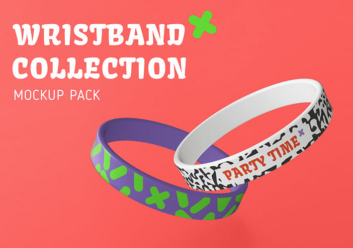 Wristband Collection Mockup Pack