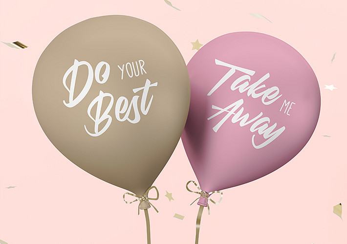 Party Balloon Design Mockups