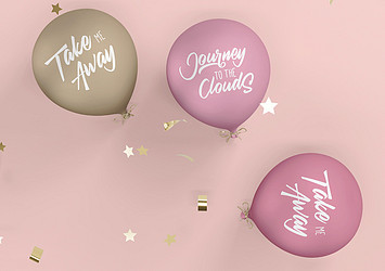Party Balloon Design Mockups