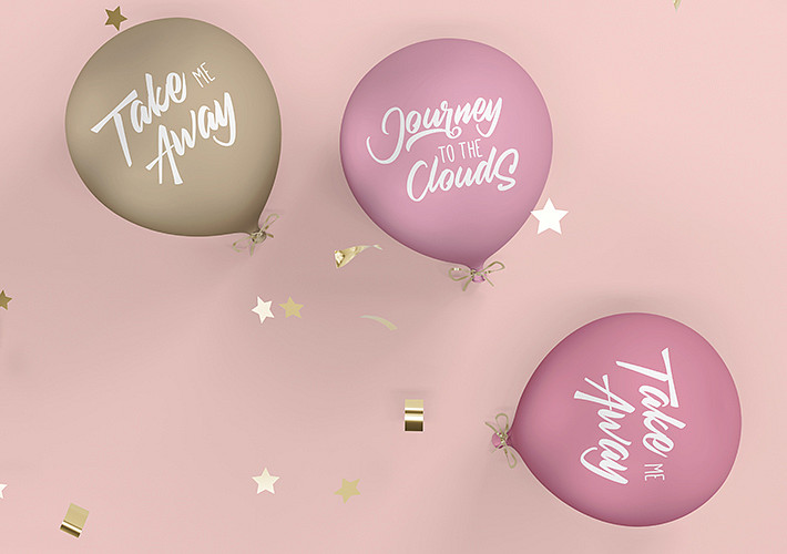 Party Balloon Design Mockups