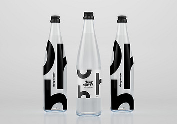 Glass Bottle Mockup Designs